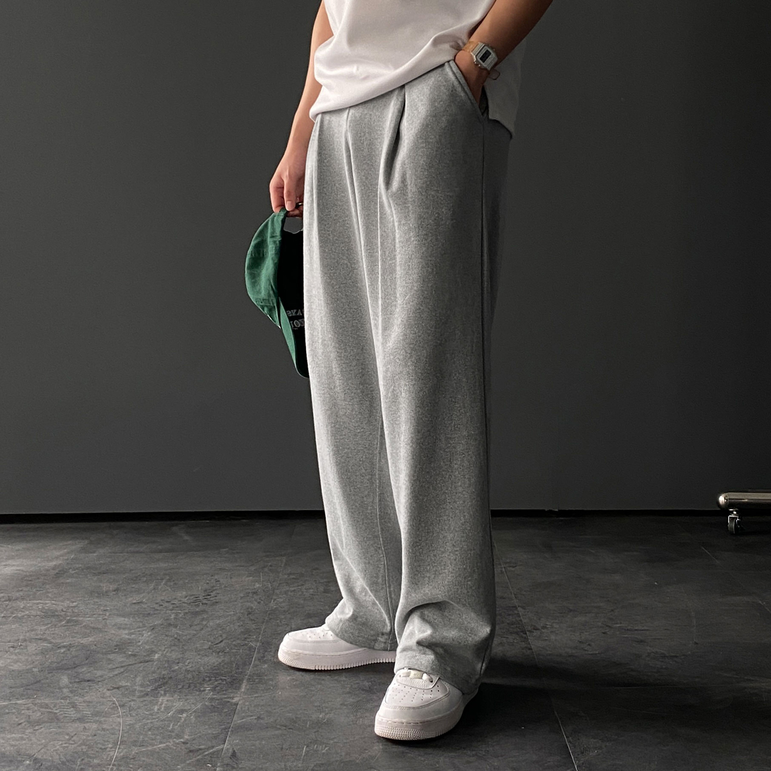 스웨트팬츠 남자와이드팬츠 벌룬팬츠 - 상세 이미지 3