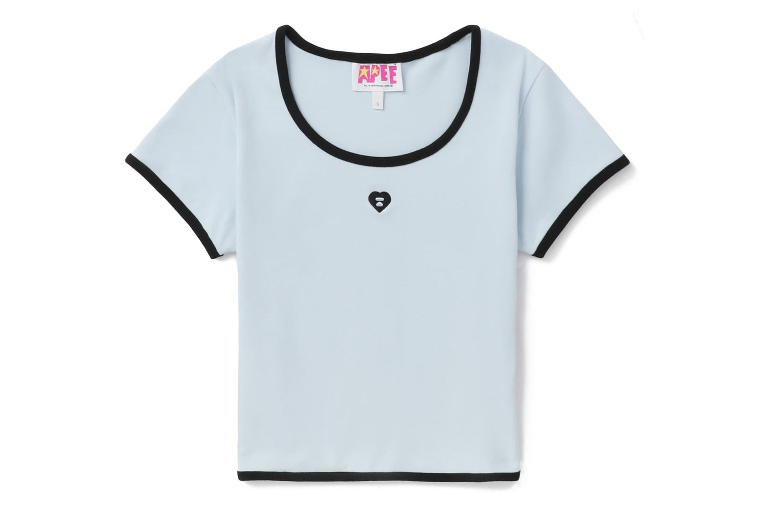 베이프 우먼즈 반팔티 EMBROIDERY CROP CK20-209-020 - 상세 이미지 2