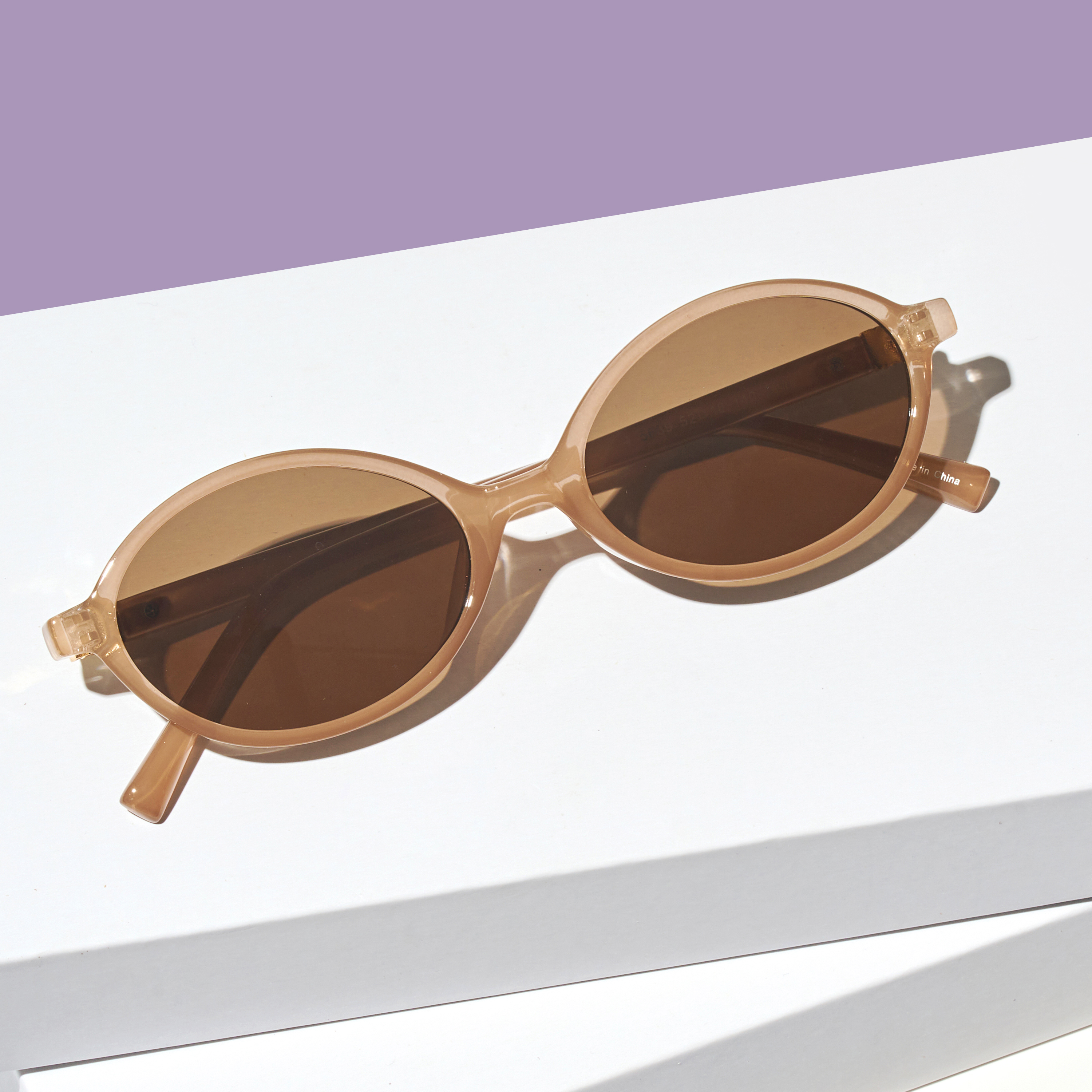 레트로 타원형 힙한 뿔테 긱시크 너드 오벌형 선글라스