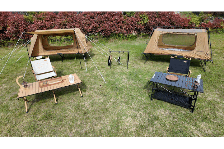 이지코트텐트 야전침대 원터치 오토 1인용 낚시텐트