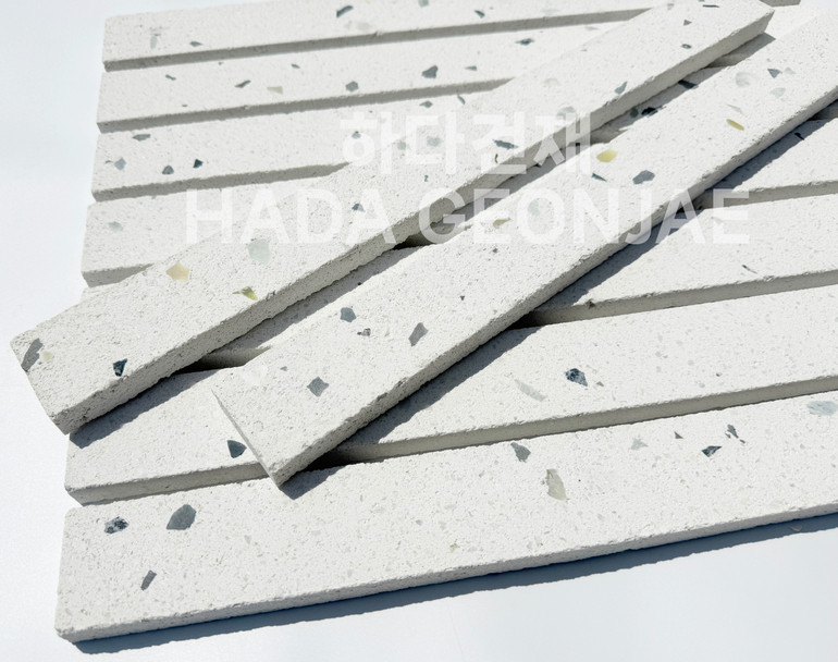 모노타일 롱와이드 500x50x17T 모던비취화이트 / 하다건재