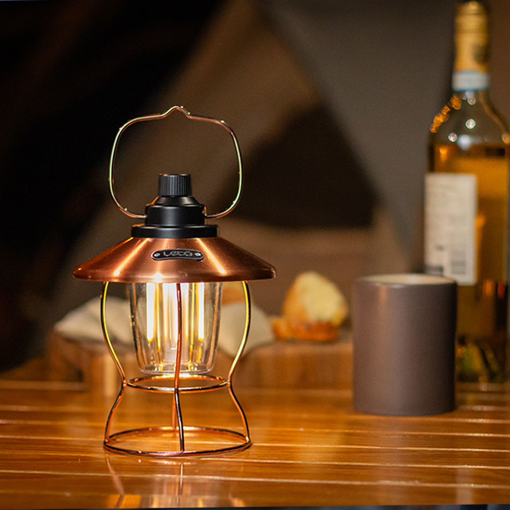 레토 메탈 무선 LED 감성 캠핑 랜턴 조명 LPL-S09