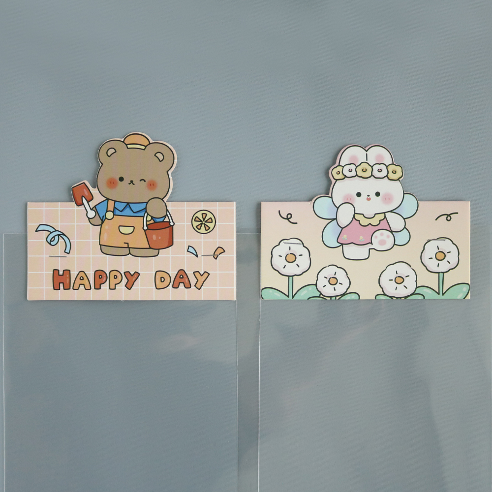 니즈엘 고리 수건 곰 타올(소) 30x30+곰토끼헤드 4세트 어린이집 생일 행사 답례품 이미지 8