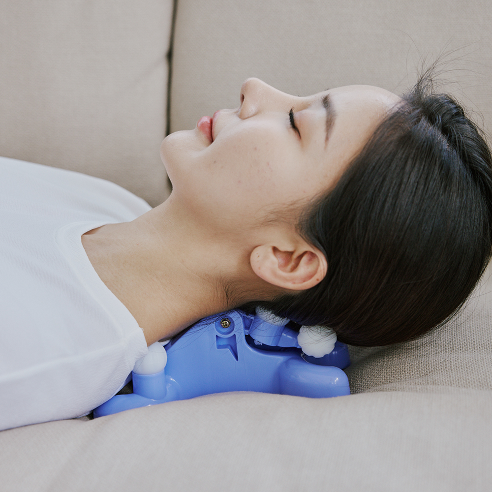 넥프로 프리미엄 목마사지기 목지압기 어깨안마기 경추지압 승모근 안마기 마사지볼 뒷목