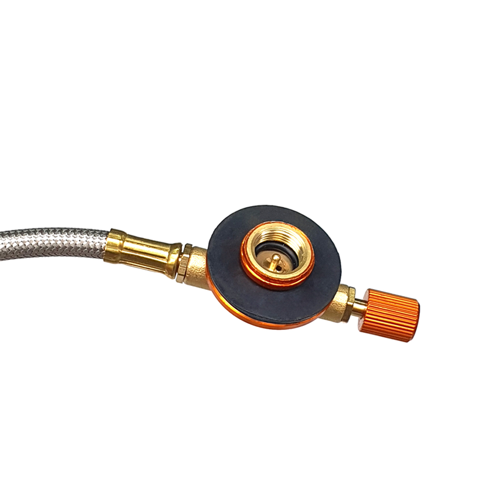 이소가스 부탄가스 미니버너 연결 금속 연장호스 1m