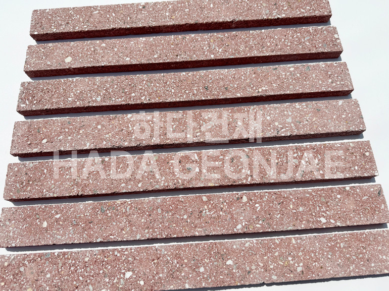 모노타일 롱와이드 500x50x18T 레드 / 하다건재