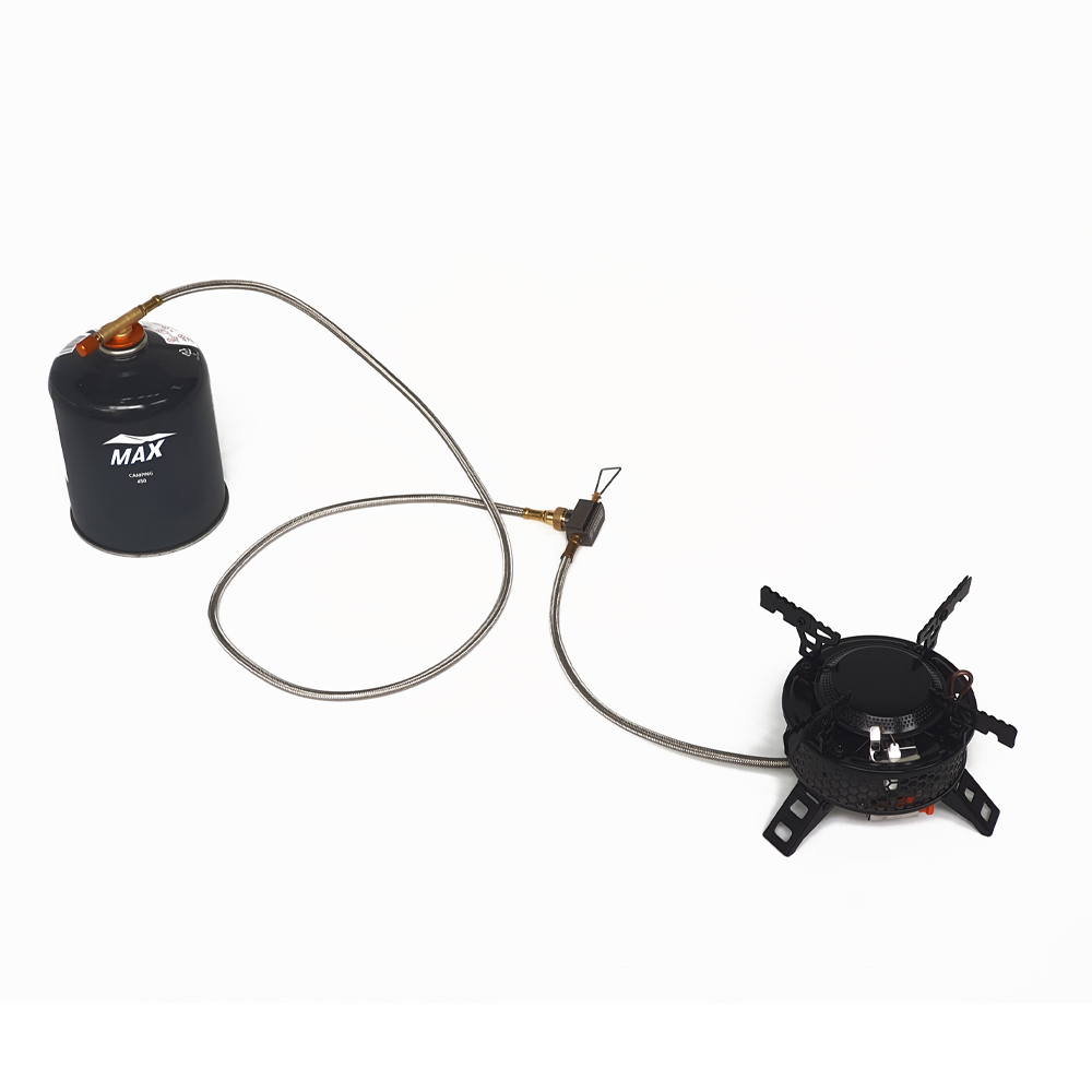 이소가스 부탄가스 미니버너 연결 금속 연장호스 1m