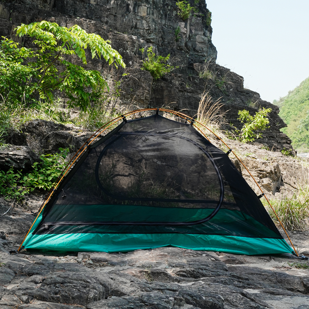 시에나 백패킹텐트 경량 돔텐트 메쉬타입 비박 솔캠 플라이포함