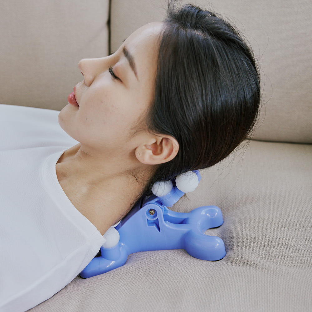 프리미엄 목마사지기 목지압기 어깨안마기 경추지압 승모근 안마기 마사지볼 뒷목 상세 이미지 2
