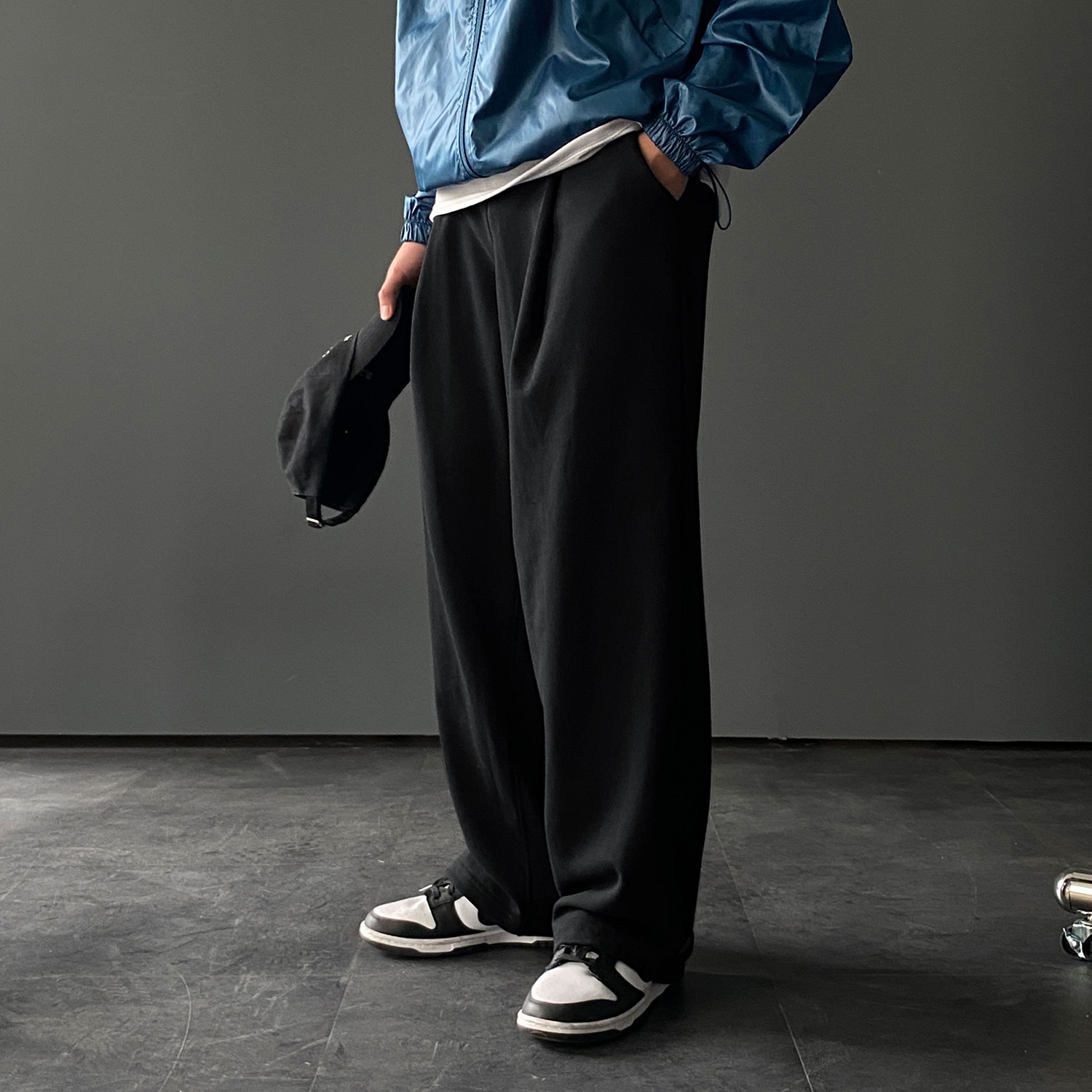 스웨트팬츠 남자와이드팬츠 벌룬팬츠 - 상세 이미지 5