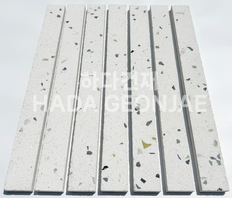 모노타일 롱와이드 500x50x17T 모던비취화이트 / 하다건재