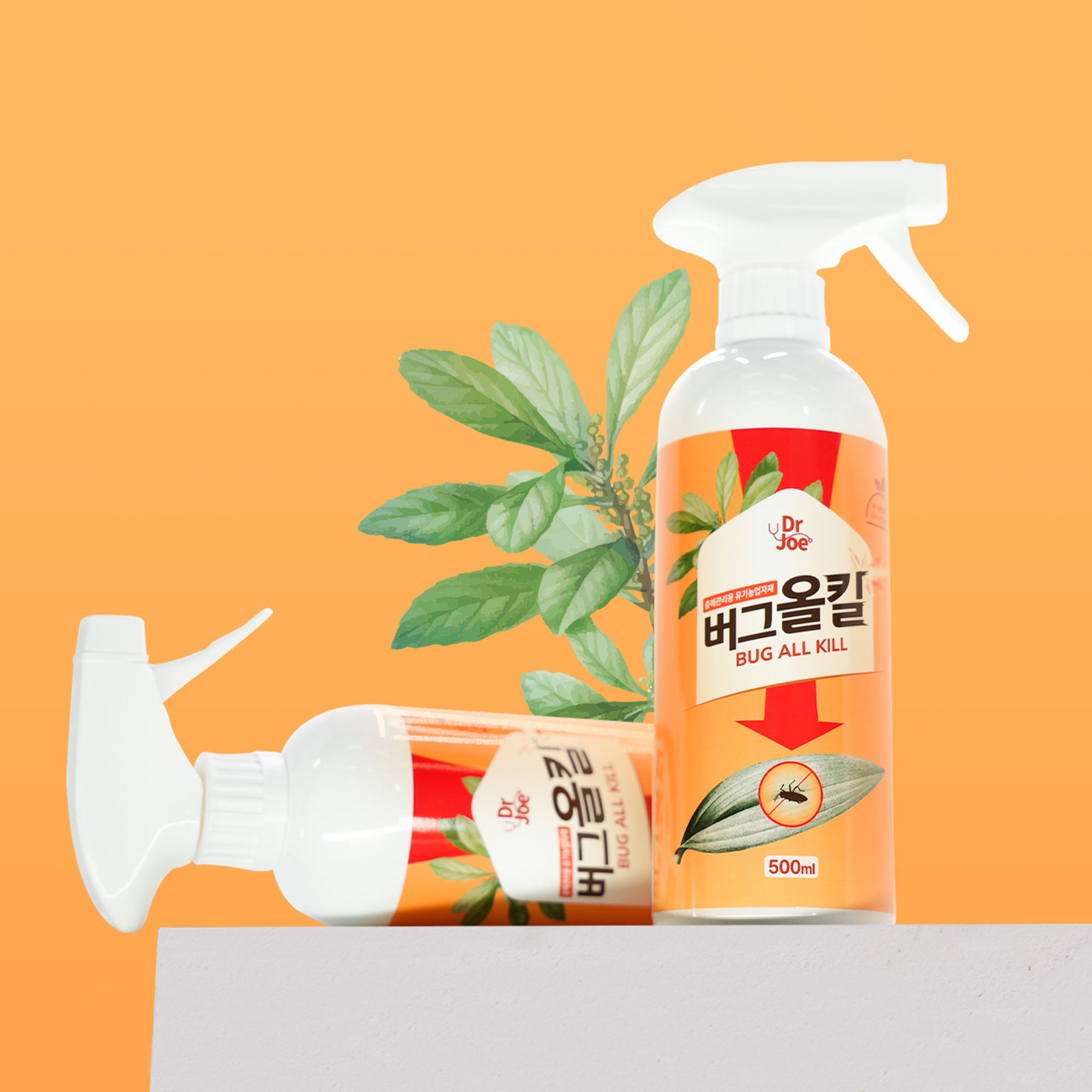 닥터조 버그올킬 500ML - 충해관리용 유기농업자재 제충국/고삼 추출물 사용 - 상품 이미지