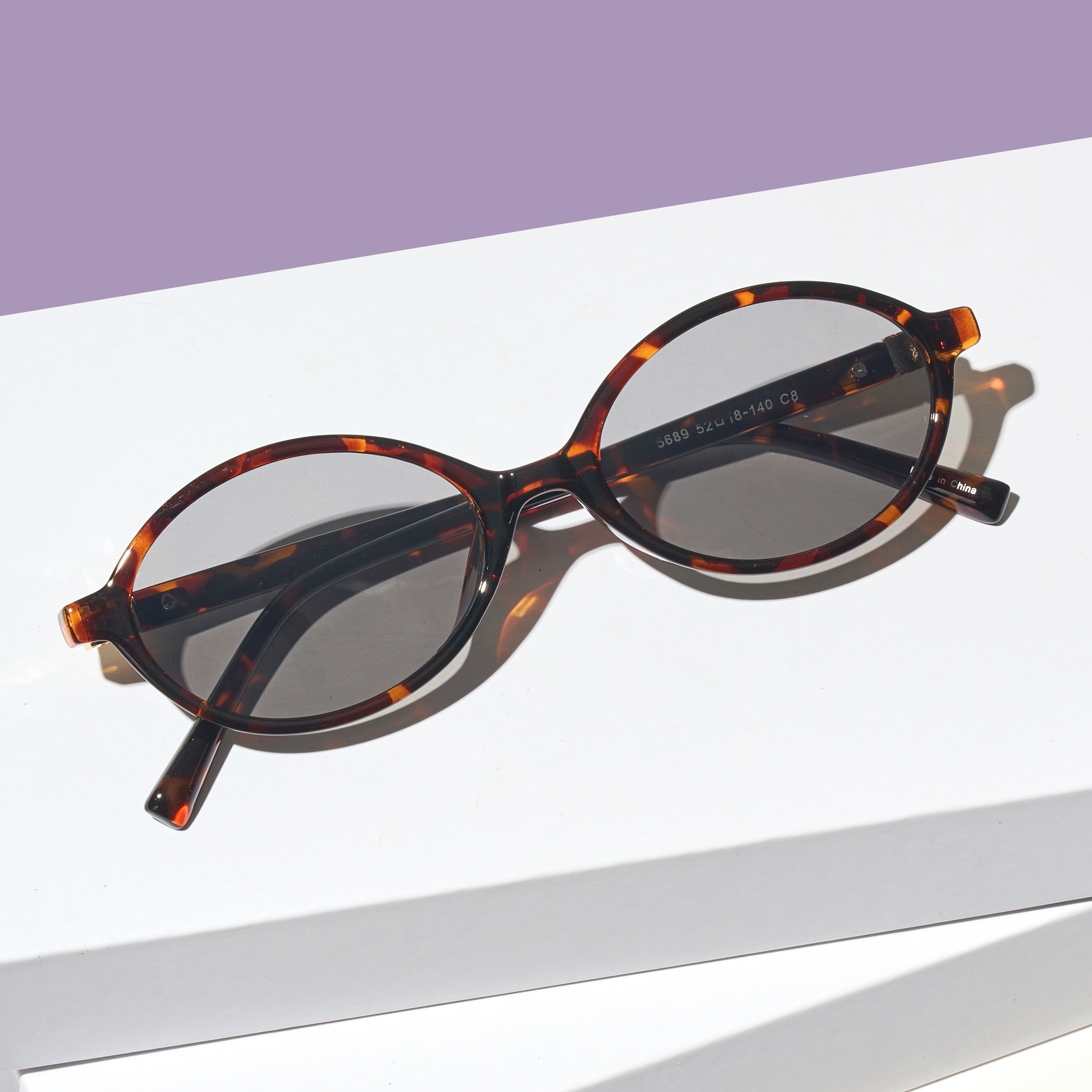 레트로 타원형 힙한 뿔테 긱시크 너드 오벌형 선글라스