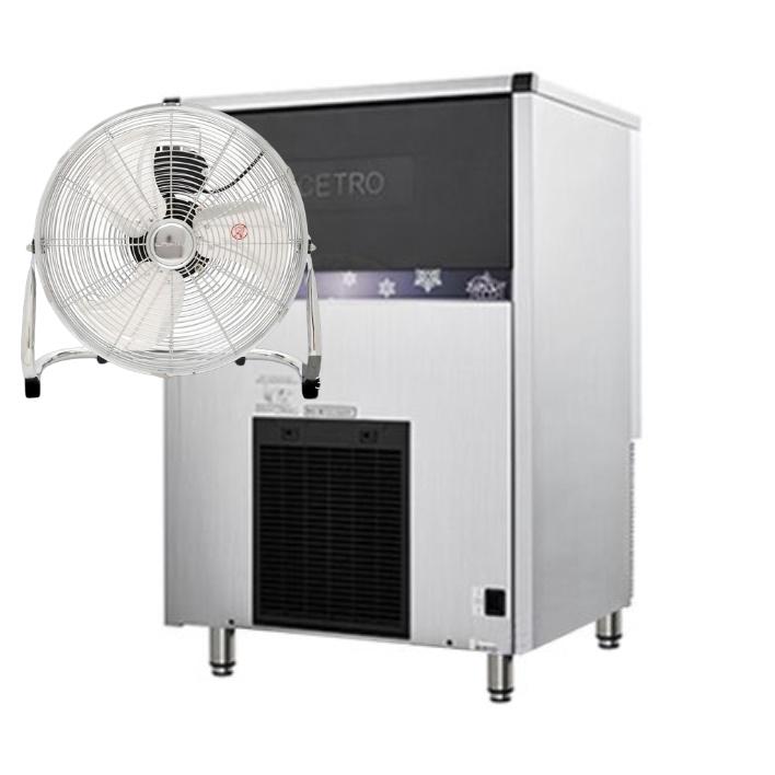 카페 매장 제빙기 100kg 업소용 공냉식 제빙기 사각얼음 제조기