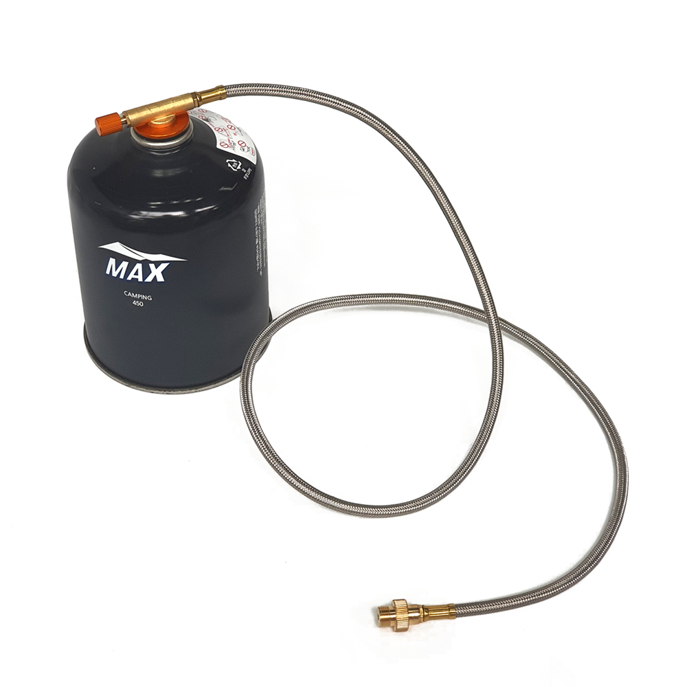 이소가스 부탄가스 미니버너 연결 금속 연장호스 1m