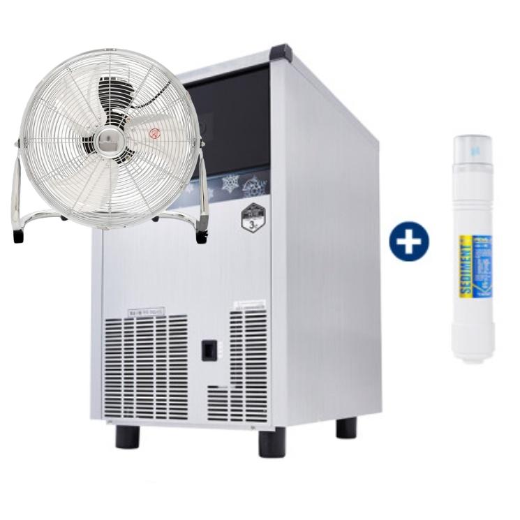 업소용 50kg 제빙기 국산 공냉식 제빙기 식당 큐빅 얼음 제빙기