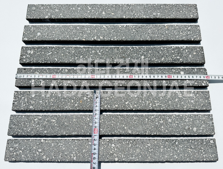 모노타일 롱와이드 500x50x17T 모던블랙 사이즈 / 하다건재