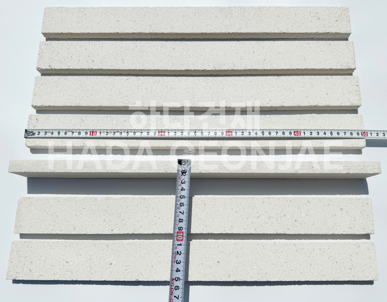 모노타일 롱와이드 500x50x17T 모던퓨어화이트 사이즈 / 하다건재