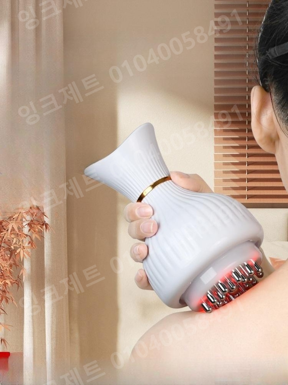 초음파 마사지기 전기 치료기 경락 마사지기 림프 순환 - 상품 이미지