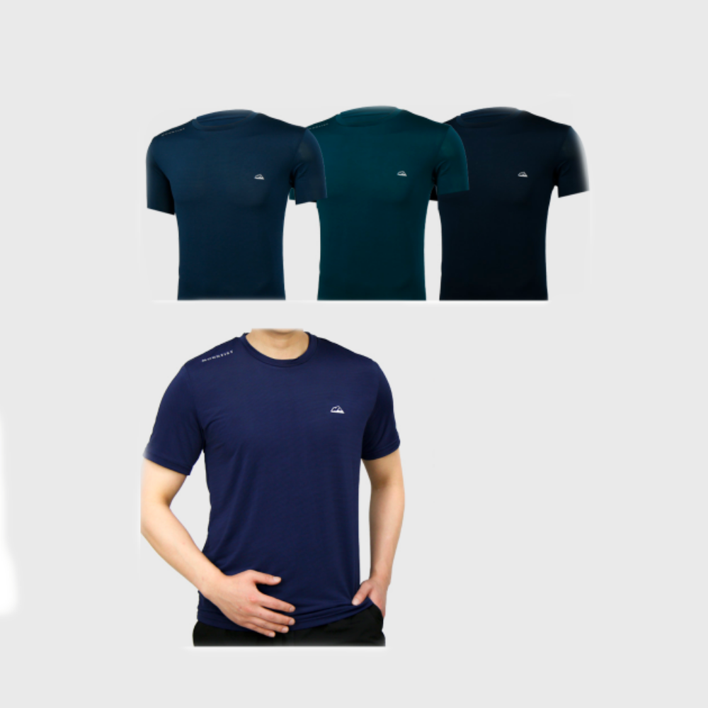 남성용 냉감쿨링반팔티셔츠 여름용작업복 산악낚시등산 시원한옷 카키 95 - 상품 이미지