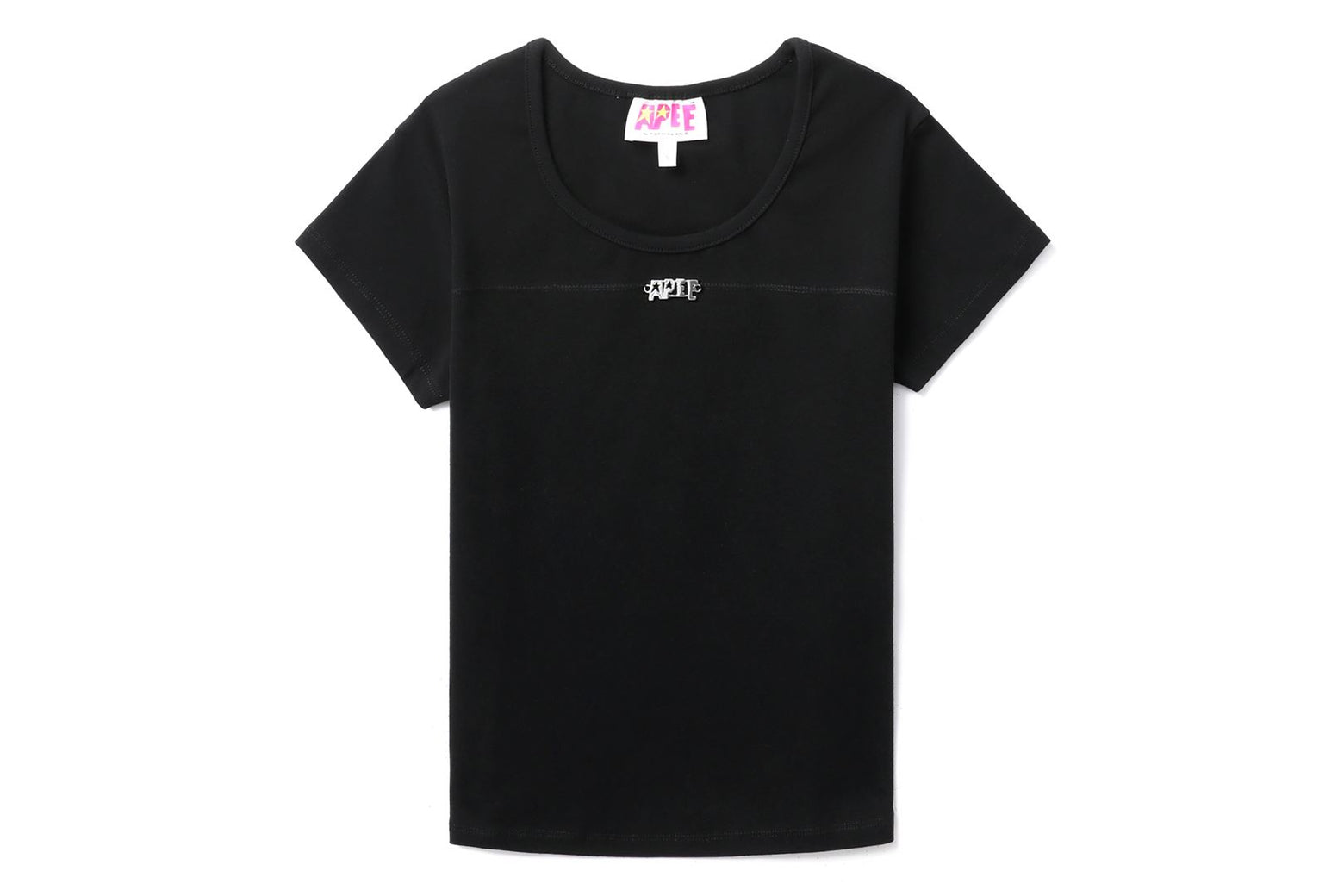 베이프 우먼즈 반팔티 METAL TRIM OVERLOCK STITCHING CK20-209-025 - 상세 이미지 2