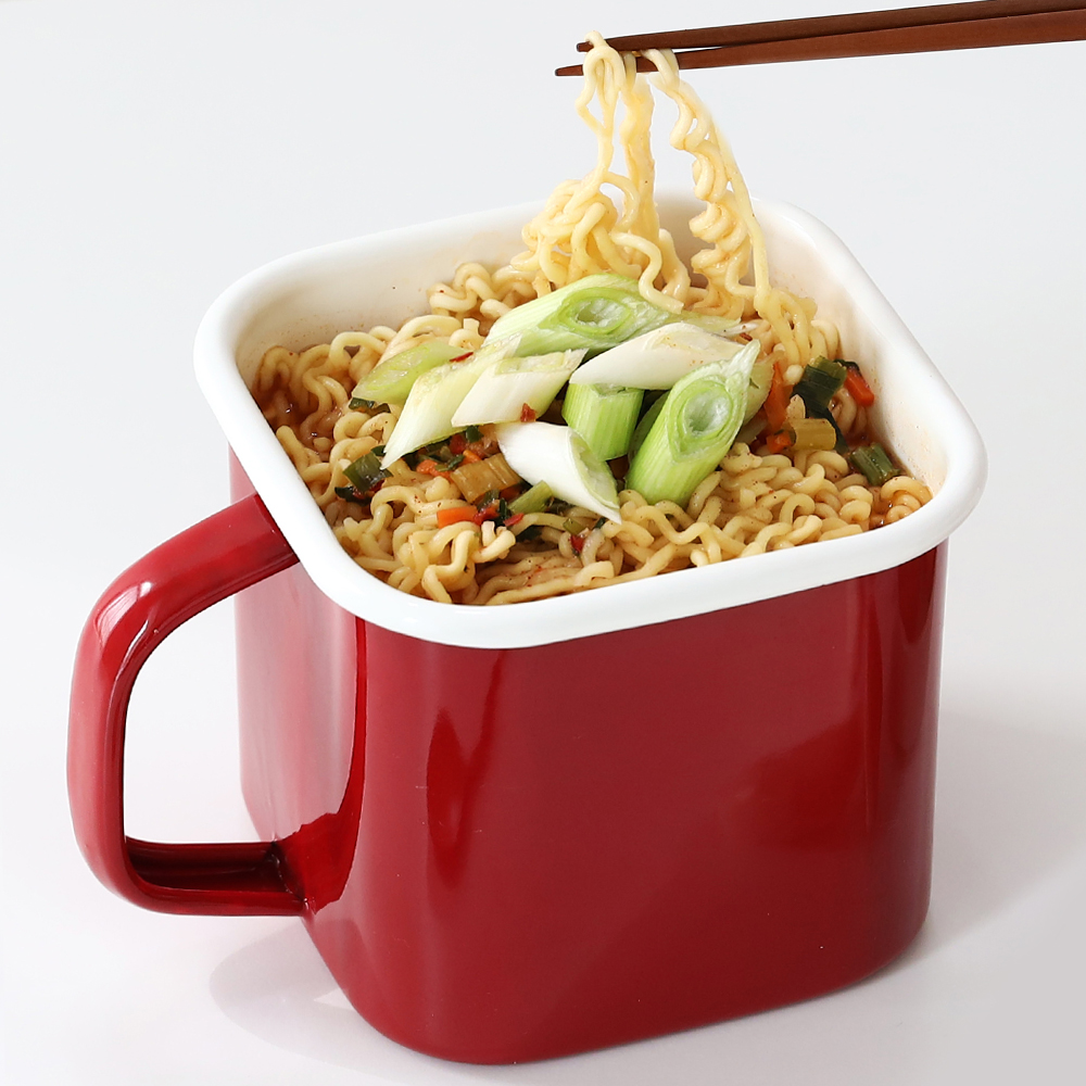 IH 인덕션 법랑 보관 용기 캐니스터 냄비 1.5L - 상세 이미지 4