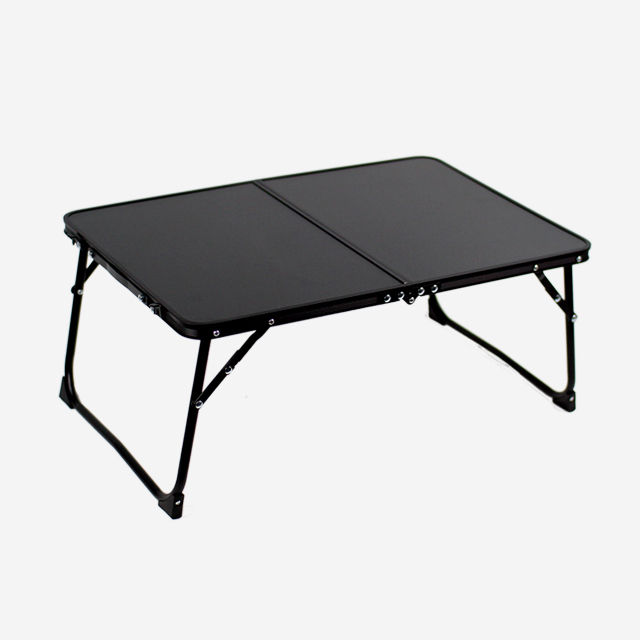 KOOLMAN 쿨맨 미니 접이식 캠핑 폴딩 테이블 경량 블랙프레임 올블랙