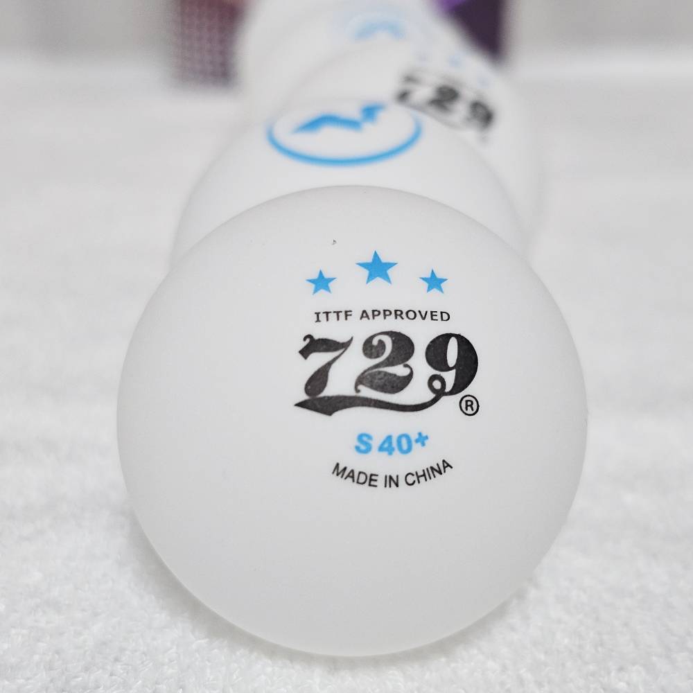오리지널 729 우정 흰색 대회용 신소재 플라스틱 WTT 특수 전문가수준 대회 탁구공 6볼x2개 - 상세 이미지 2