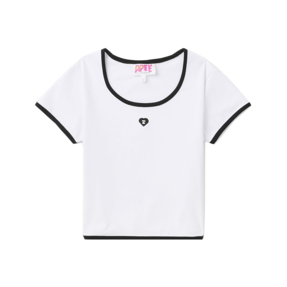 베이프 우먼즈 반팔티 EMBROIDERY CROP CK20-209-020 - 상품 이미지