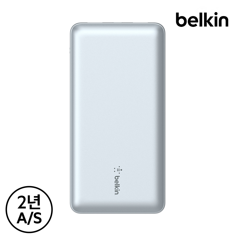 벨킨 20000mAh 15W PD 고속 충전 보조배터리 BPB012bt 아이폰17 16 15 14 13 12 갤럭시 S25 기내반입 글로벌 안전인증 - 상세 이미지 2