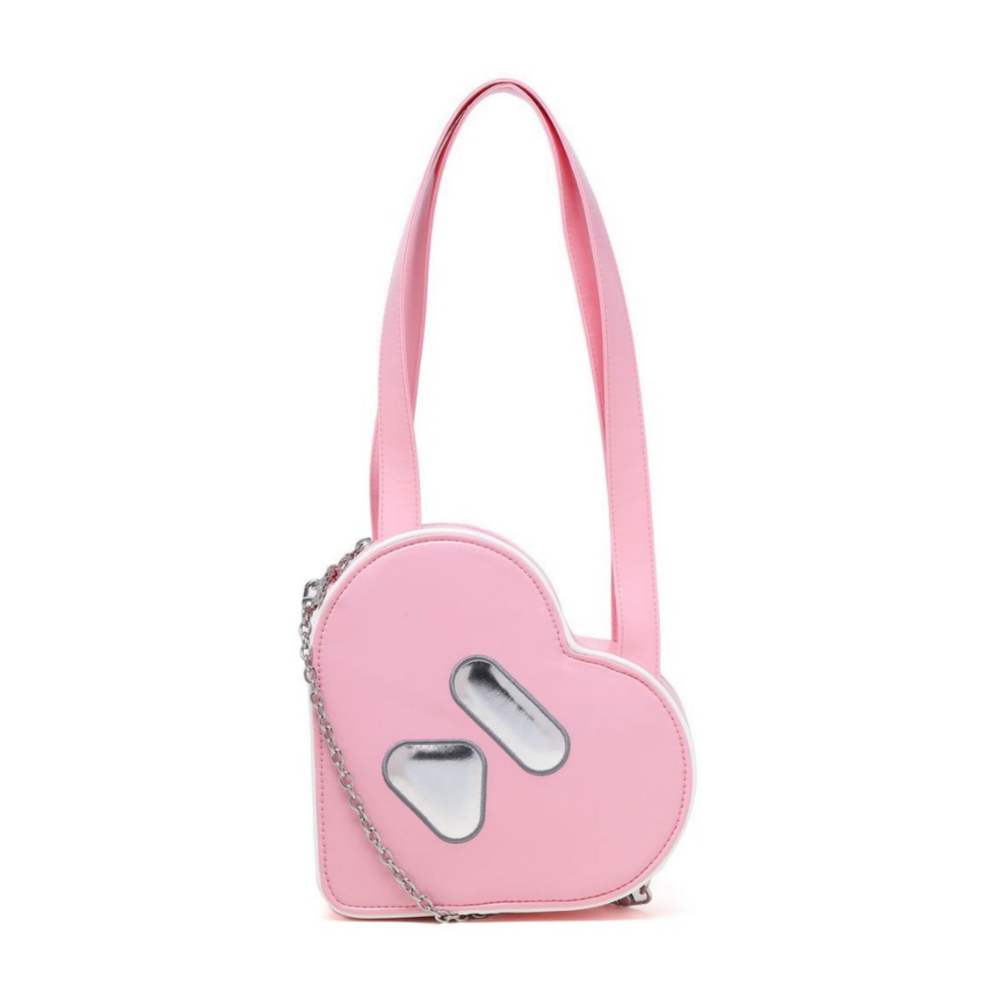 베이프 우먼즈 숄더백 LOGO HEART SHAPE PNK CK20-290-004 - 메인 이미지