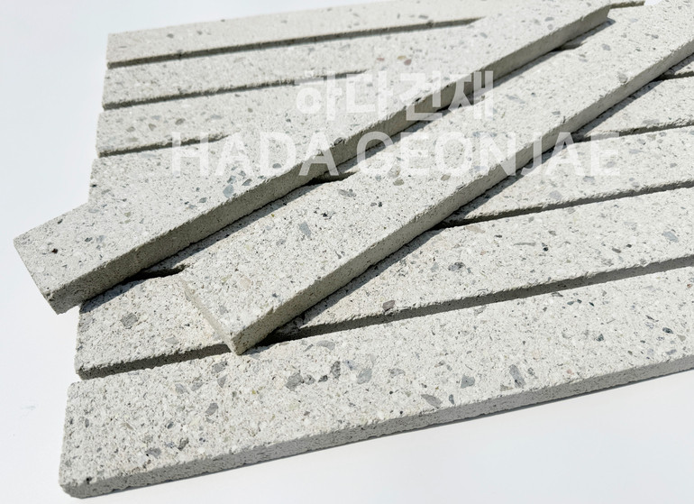 모노타일 롱와이드 500x50x18T 크림화이트 / 하다건재