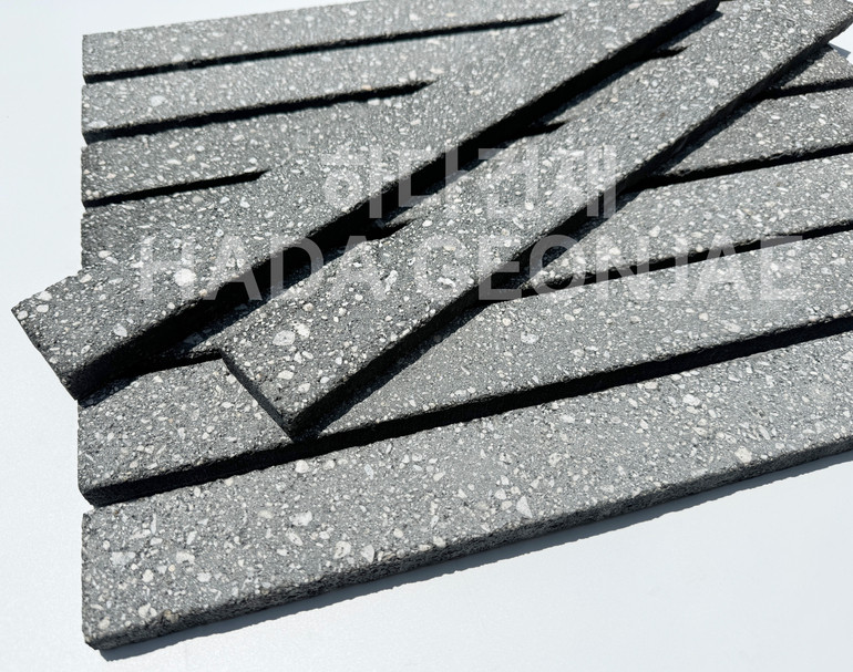 모노타일 롱와이드 500x50x17T 모던블랙 / 하다건재