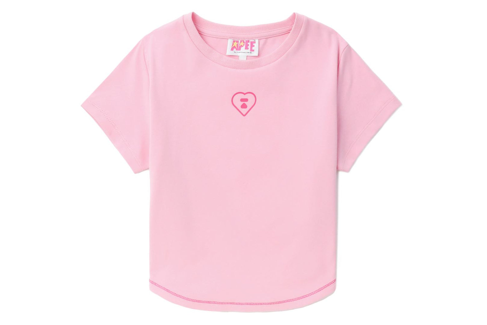 베이프 우먼즈 반팔티 ROUND HEM GRAPHIC SLIM CUT CK20-209-026 - 상세 이미지 2
