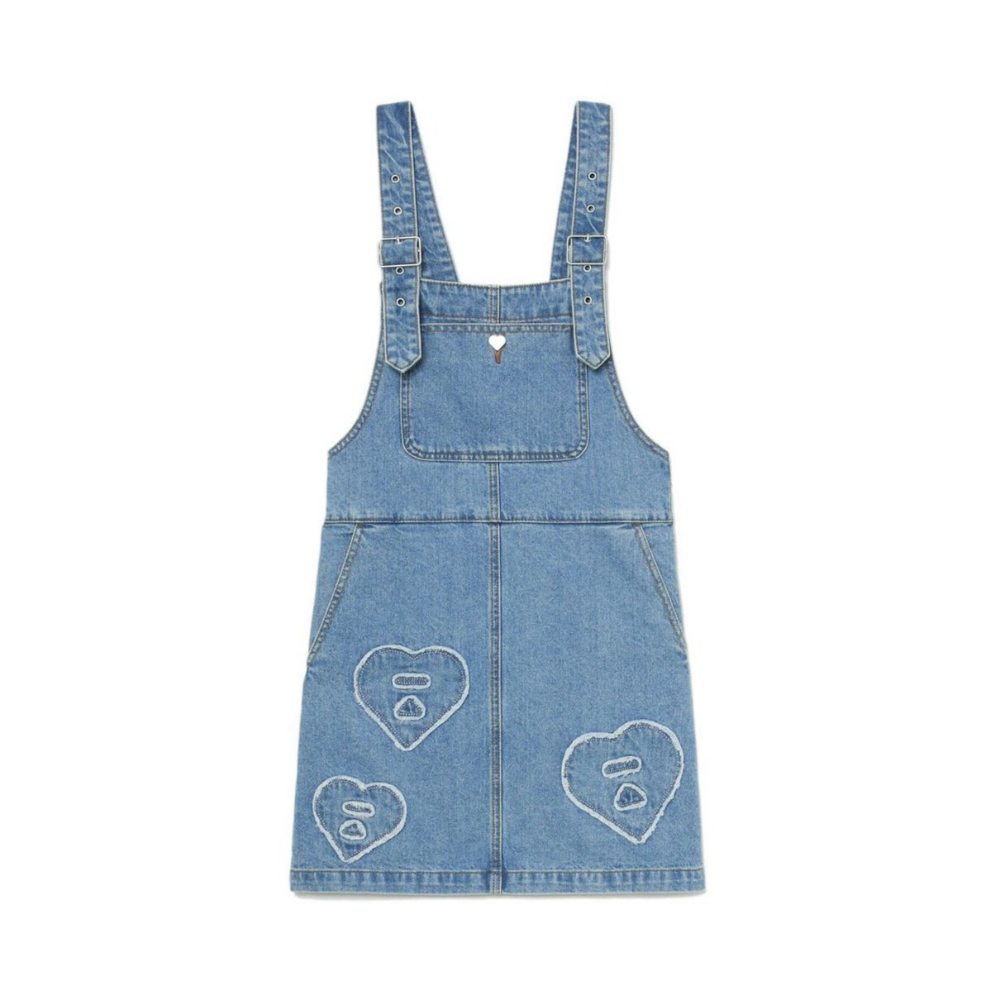 베이프 우먼즈 원피스 LOGO PATCH DENIM CK20-235-007 - 상품 이미지