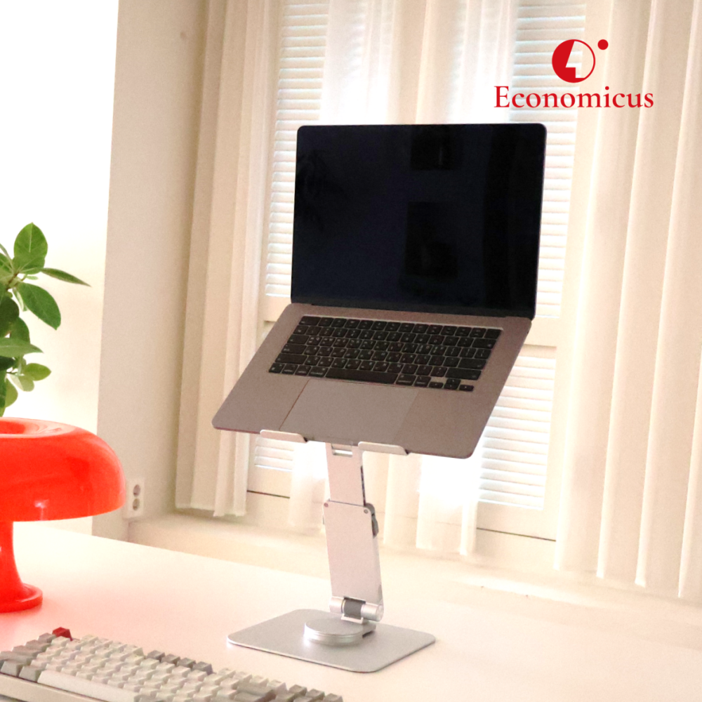 높이조절 노트북 거치대 받침대 360도 회전