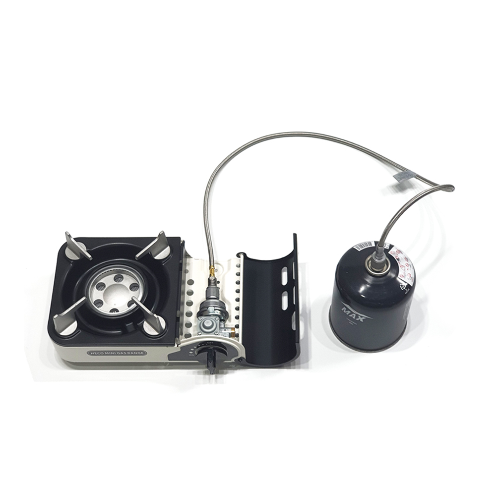 캠핑 가스레인지 자석식 가스 버너 부루스타 두랄루민 부탄가스 변환 어댑터 회전식