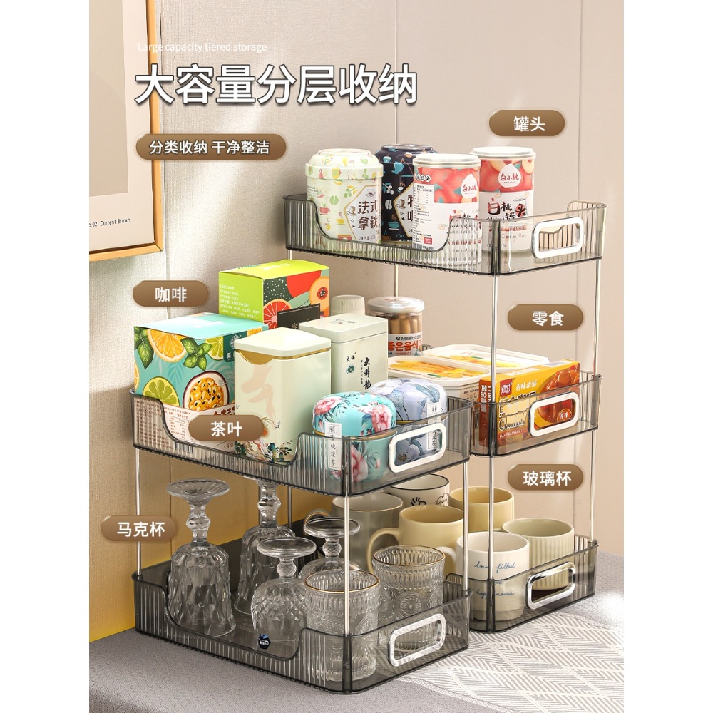 식탁수납함 미니 투명 정리함 보관함 수납장 비타민 다용도 영양제 영양제보관함 - 상세 이미지 2