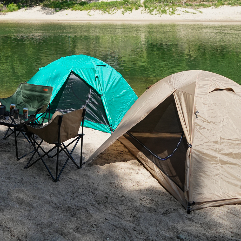 시에나 백패킹텐트 경량 돔텐트 메쉬타입 비박 솔캠 플라이포함