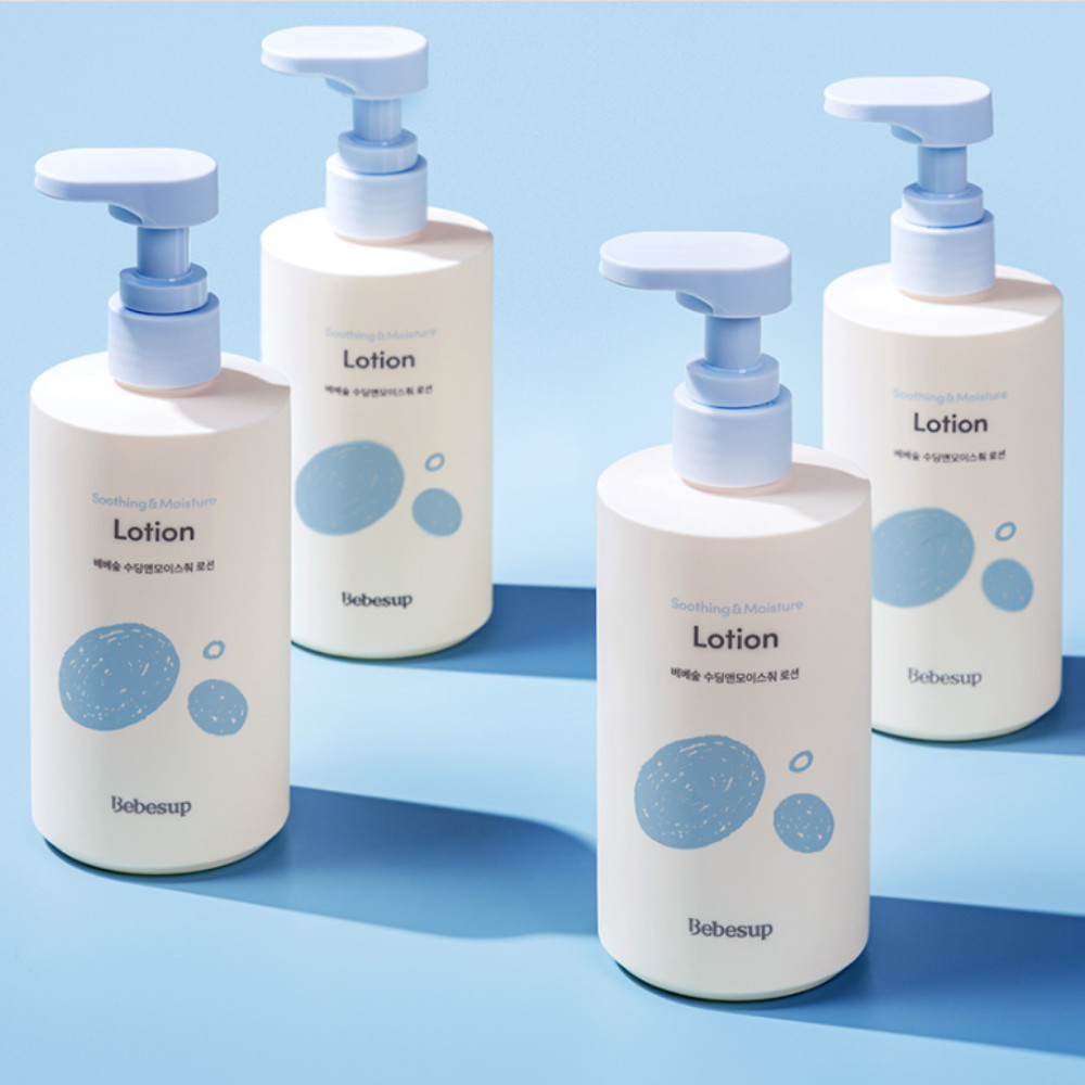 베베숲 고보습 수딩앤모이스춰 아기로션 300ml 1+1 듀오 세트 신생아 유아 얼굴 진정