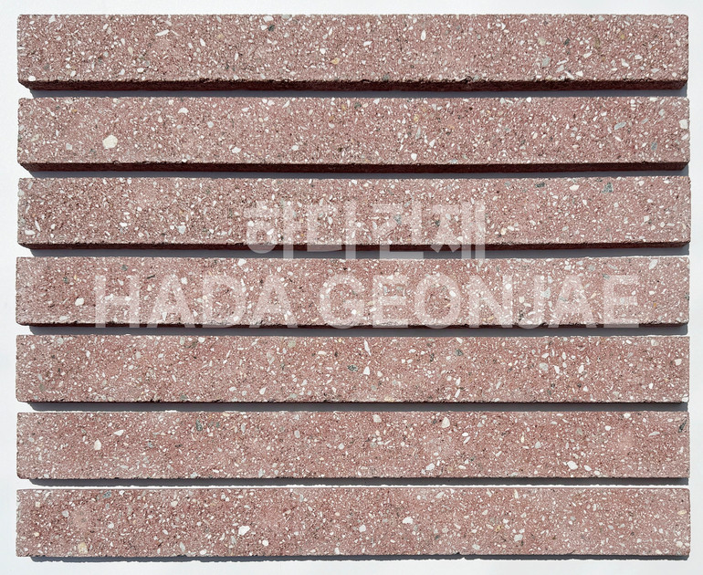 모노타일 롱와이드 500x50x18T 레드 / 하다건재