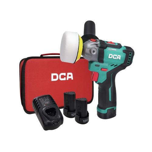 DCA ADSP75EK 충전폴리셔 12V 2.0AH BL모터 2단 속도조절 무선 광택기 - 메인 이미지