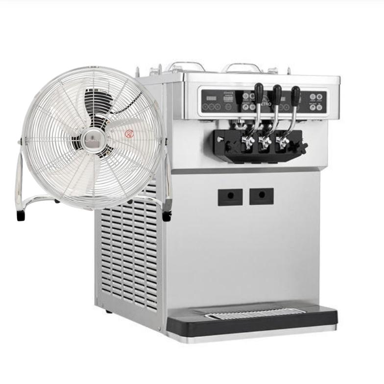 업소용 3구 아이스크림 제조기 컵 콘 아이스크림기 소프트콘 기계