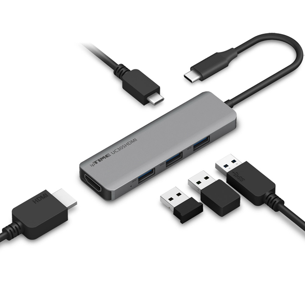 아이피타임 UC305HDMI USB3.1 C타입 5포트 HDMI PD USB3.0 멀티허브 - 상세 이미지 2