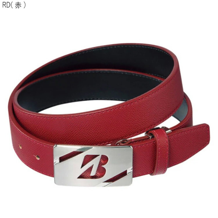 브리지스톤 남성 골프 B마크 벨트 버클 허리띠 BTG212 블랙 레드 네이비 화이트 - 상세 이미지 5
