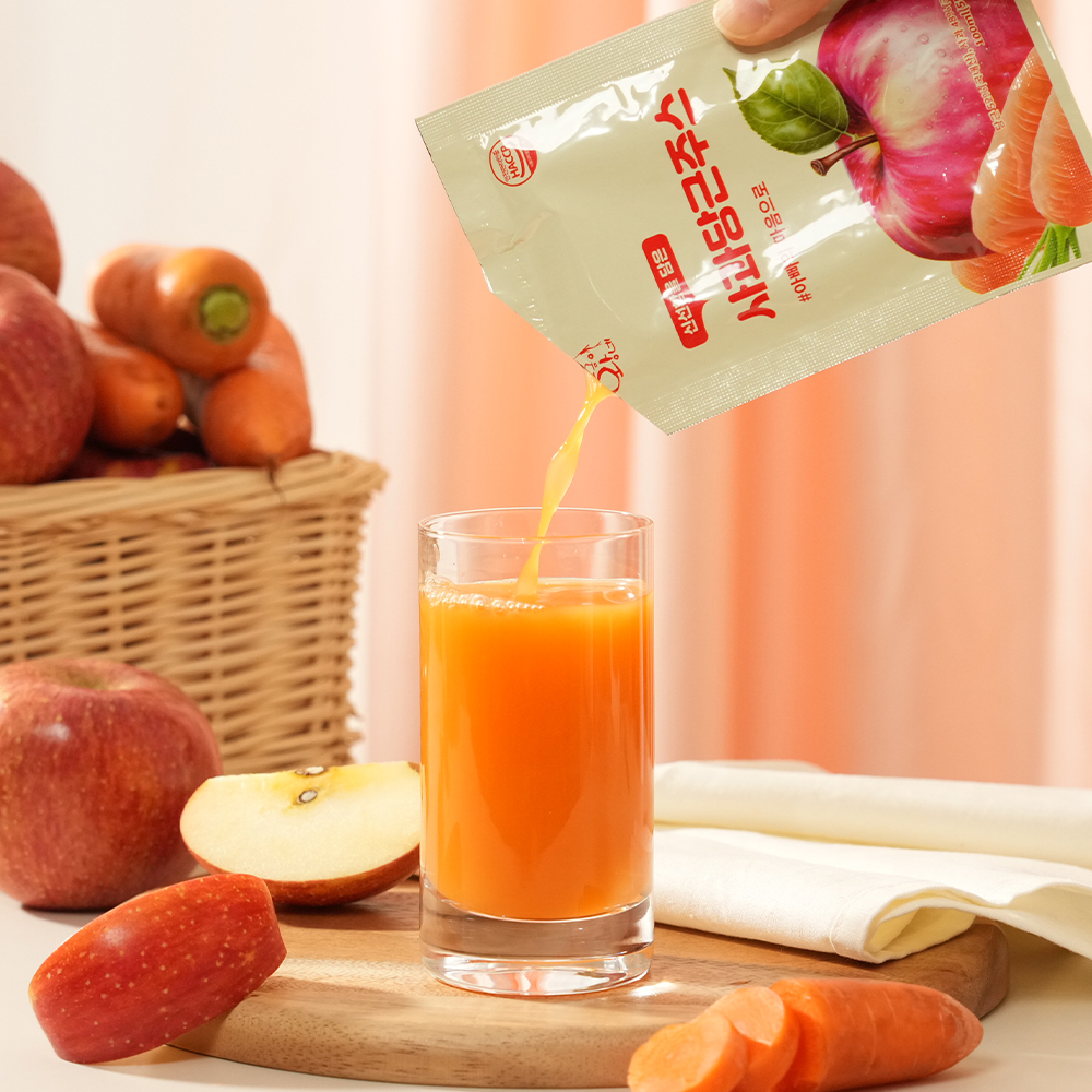 사과당근주스 제주당근 CA 주스 100ml 30포 - 상세 이미지 3