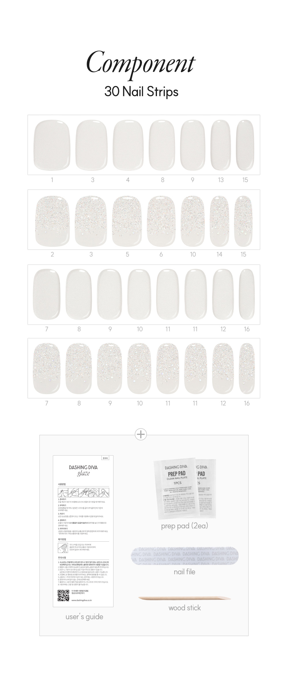 Dashing Diva Glaze Lucent Kit Components
