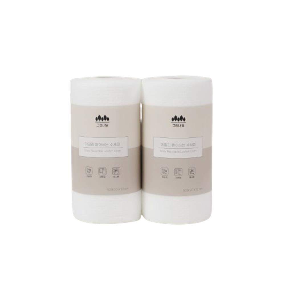 그린내일 데일리 빨아쓰는 일회용 수세미 : 그린내일