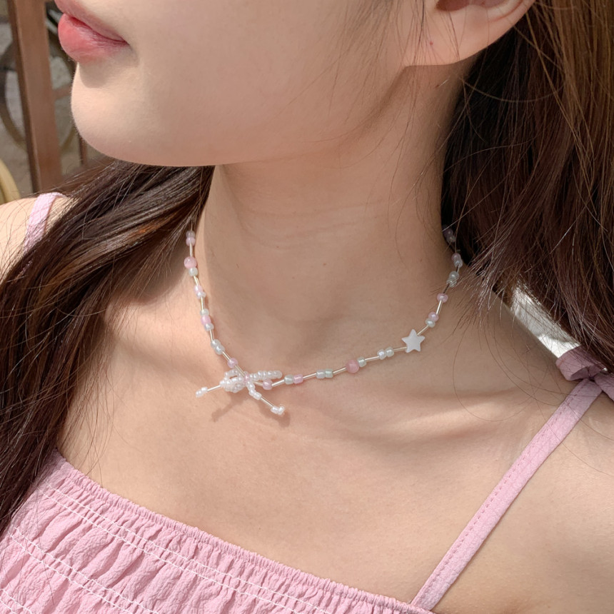 [❤당일출고❤60color/여름비즈목걸이/핸드메이드18종] 여름 얼리 썸머 비즈 초커 목걸이 18type *2개이상 구매시 할인 상세 이미지 170