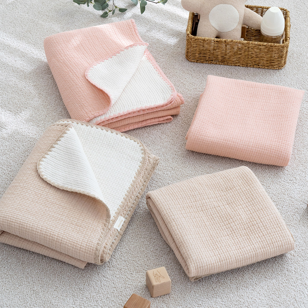 마롤로뜨 아기 블랭킷 라떼시리즈 신생아 이불 담요 유아 겨울 간절기 M 70x100